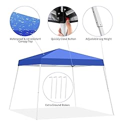 DOIT 10 X 10 FT Pop Up Canopy Tent, Portable
