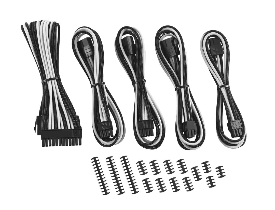 CableMod Classic ModMesh Cable Extension Kit - 8 6 Series - schwarz/weiß