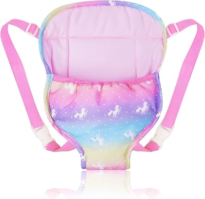 Aolso Baby Doll Carrier Backpack 14-18 Inch Adjustable Straps Front Back