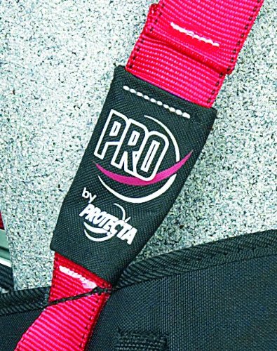 Protecta 1191209"Pro Line" Construction Vest Style Full Body Harness, Medium/Large, Red/Gray - Thumbnail 7