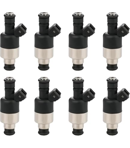 A-Premium Fuel Injectors 8-PC Set - Compatible With Chevy/GMC 7.4L V8 Trucks & Vans (C2500, K3500, Express, Savana)