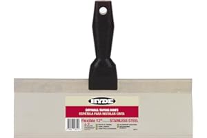 HYDE 09314 Lightweight Taping Knife, 12-inch Stainless Steel