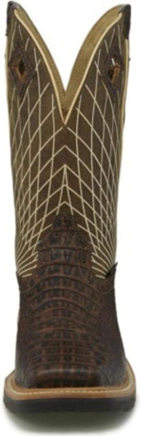 justin derrickman work boots