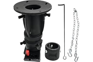 JaoRop C5G1216 5th Wheel to gooseneck Adapter Camper Hitch Coupler 12"-16", Fifth Wheel to Gooseneck Coupler Towing Adapter S