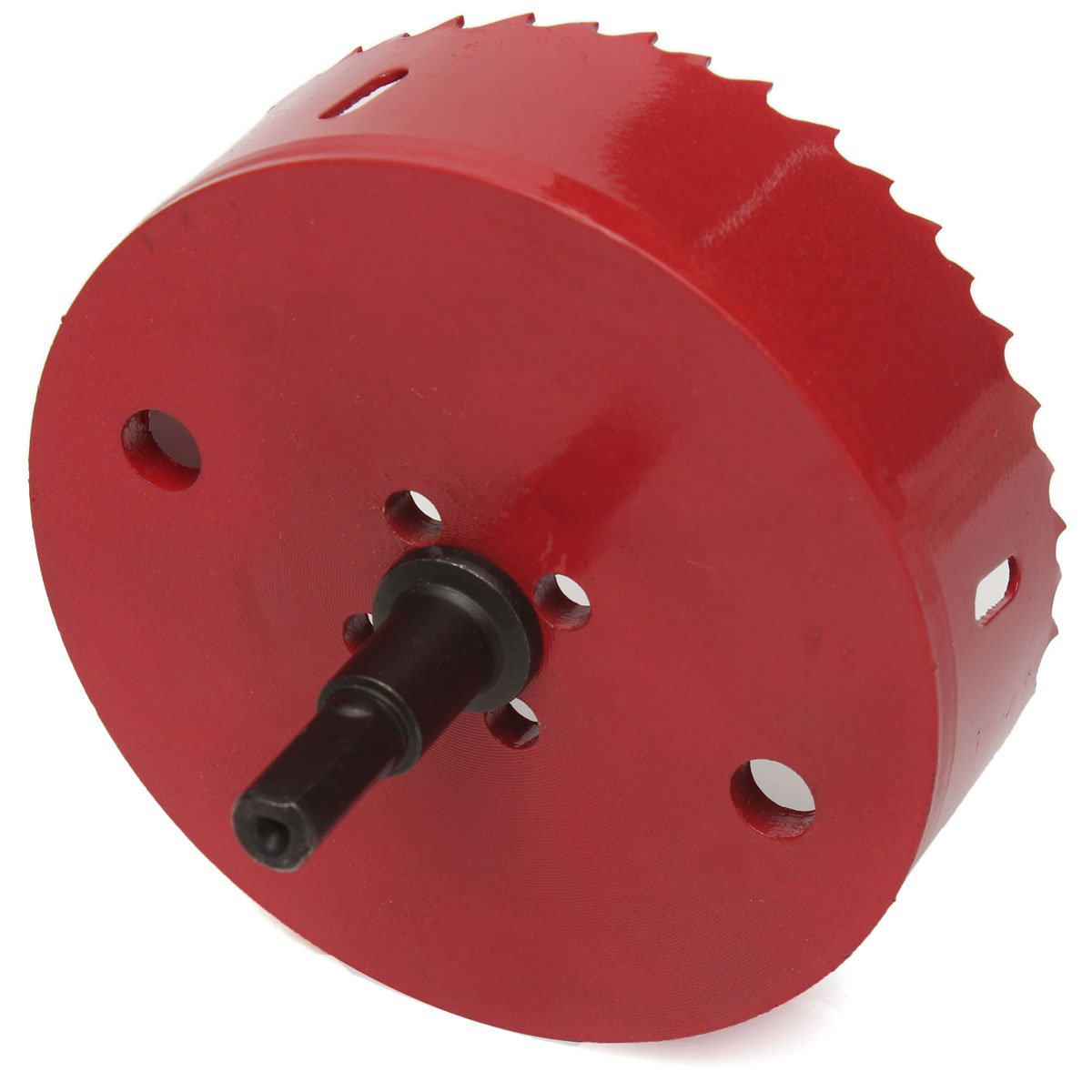 HonFitat 110-200mm M42 HSS Hole Saw Cutter Drill Bit Bi Metal Tip Drill For Aluminum Iron Wood - 150mm, Red - Image 5