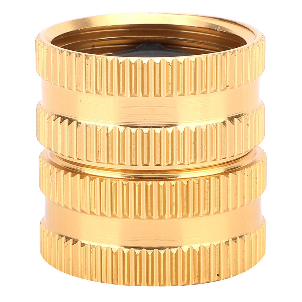 3/4 Brass Hose Tap Connector Tube Adapter for Water Hose Joint Internal Thread On Both Sides with Gasket