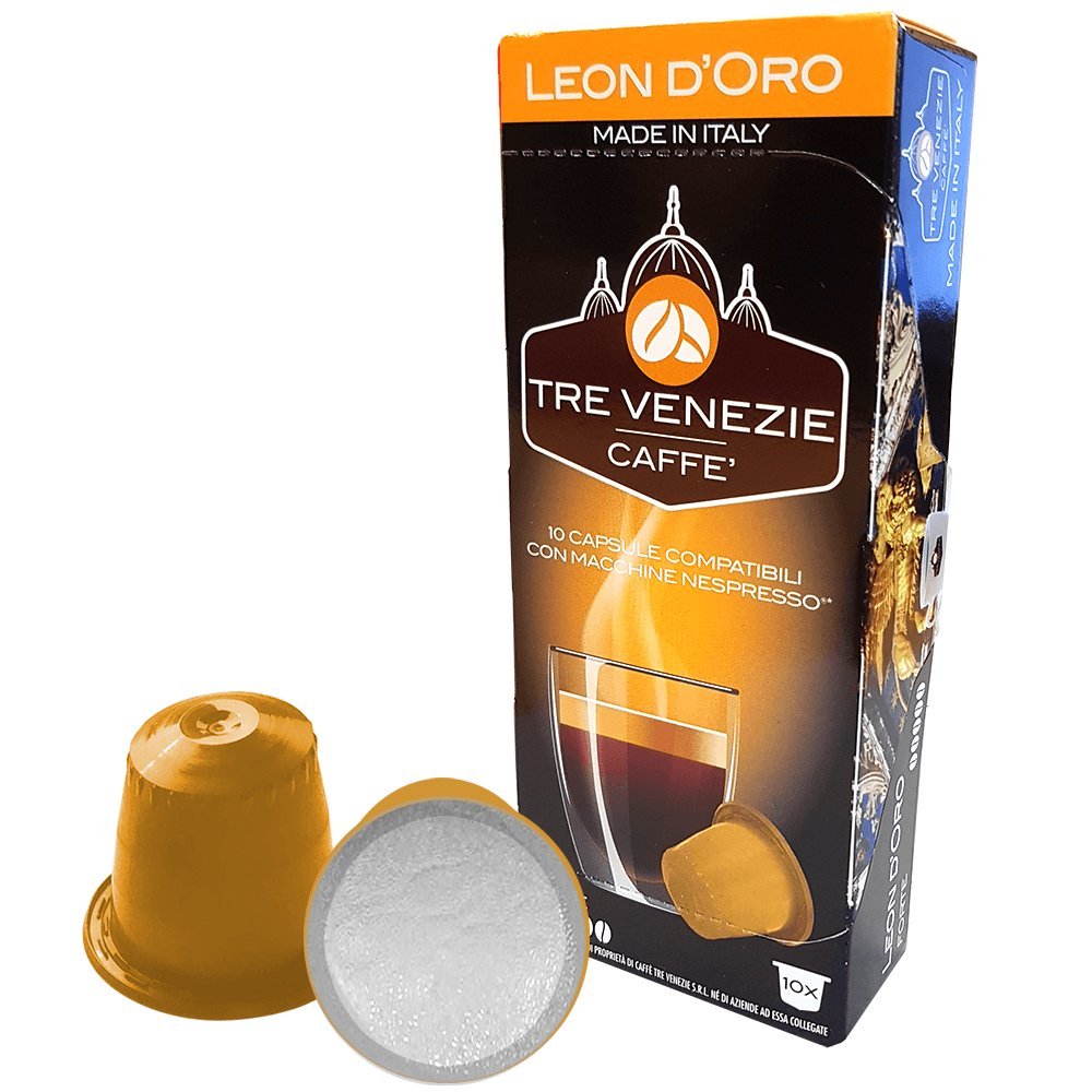 80 Nespresso Compatible Pods Leon D’Oro 80 by TRE Venezie