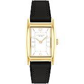 Coach Reese Women's Watch - 2H Quartz Tank Watch with Genuine Leather Strap - Water Resistant 3 ATM/30 Meters - Premium Fashion Timepiece for Everyday Style - 24mm