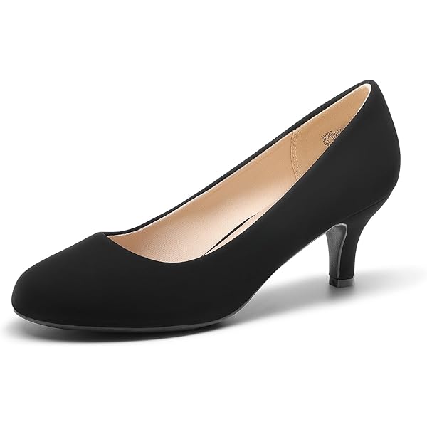 thumbnail image 2 of Emily Bridal 131-1 Women's Wedding Shoes Closed Toe 1.57 Inches Spool Heel Satin Pumps Bridal Shoes (EU35/5 B(M) US, Ivory) 2 of 11