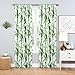 Eclipse Otto Thermal Insulated Single Panel Rod Pocket Darkening Curtains for Living Room, 42 in x 84 in, White