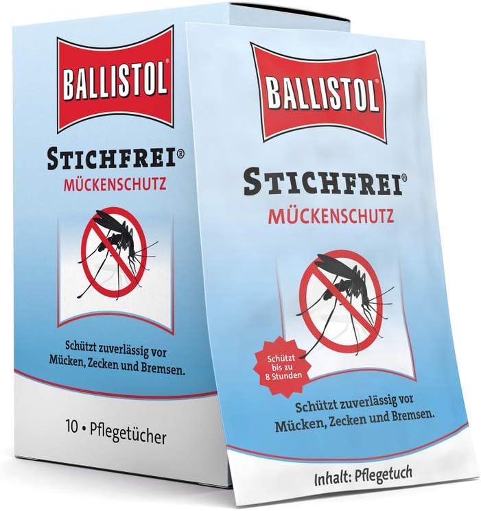 Ballistol Stichfrei Insect repellent with 10 Tissues - Multi-Colour
