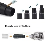 Jc.upin 3 Pcs Universal Vacuum Adapter 21-35mm Sander Dust Extractor Hose view 4