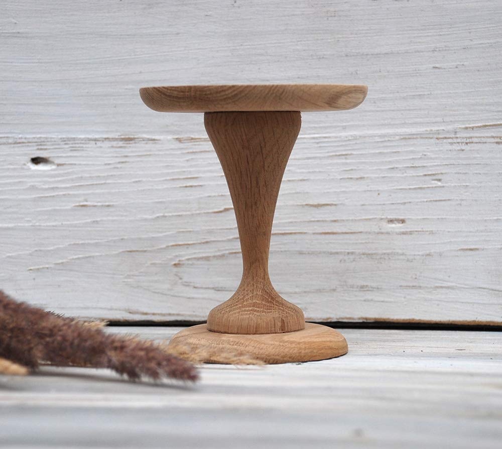 Amazon Com 4 Inch Wooden Cupcake Stand Mini Cake Stand Muffin