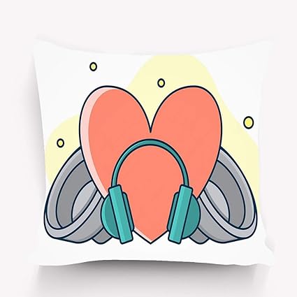 Amazon Com Wuhandeshanbao Pillow Case Home Music Sound Studio