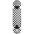 Krown Rookie Checker Skateboard - Pro Style Quality - Maple 7-Ply Deck, Aluminum Trucks, Urethane Wheels, Precision Bearings - The Perfect Beginners First Board