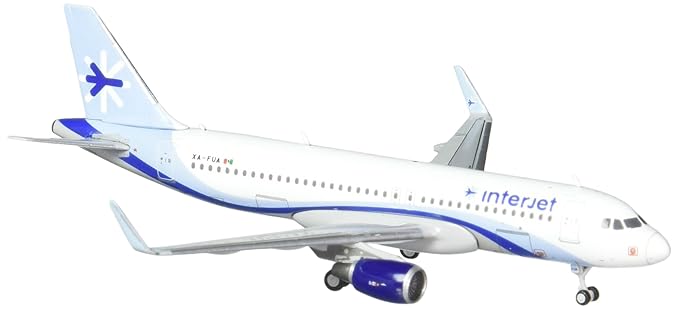 Gemini Jets Interjet A320 Airplane Model (1:400 Scale)