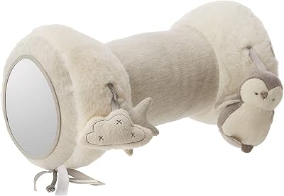 Mamas & Papas Tummy Time Roll Interactive Soft Baby Pillow Wish Upon A Cloud