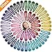 BetyBedy 60 Pcs Hair Barrettes, Non-Slip Hair Clips, 2 Inch Metal Hairpins Accessories for Toddlers, Girls, Kids, Teens, Women (15 Assorted Colors)