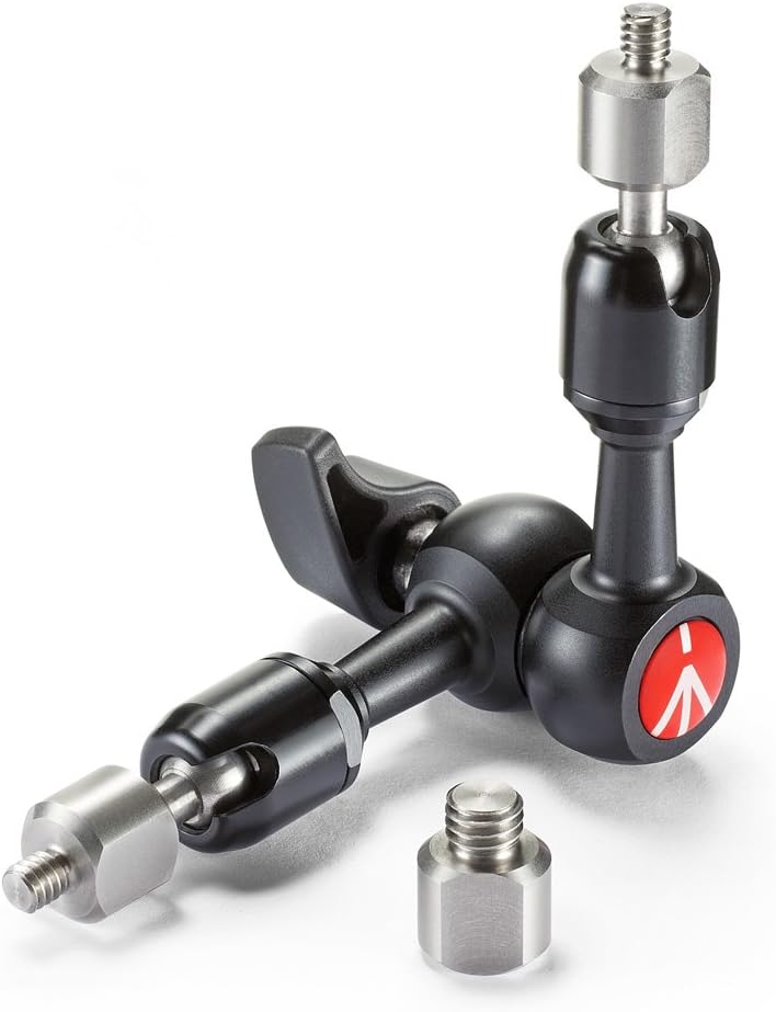 Manfrotto 244MICRO Arm with Interchangeable Attachments, Black, Pet - Image 4