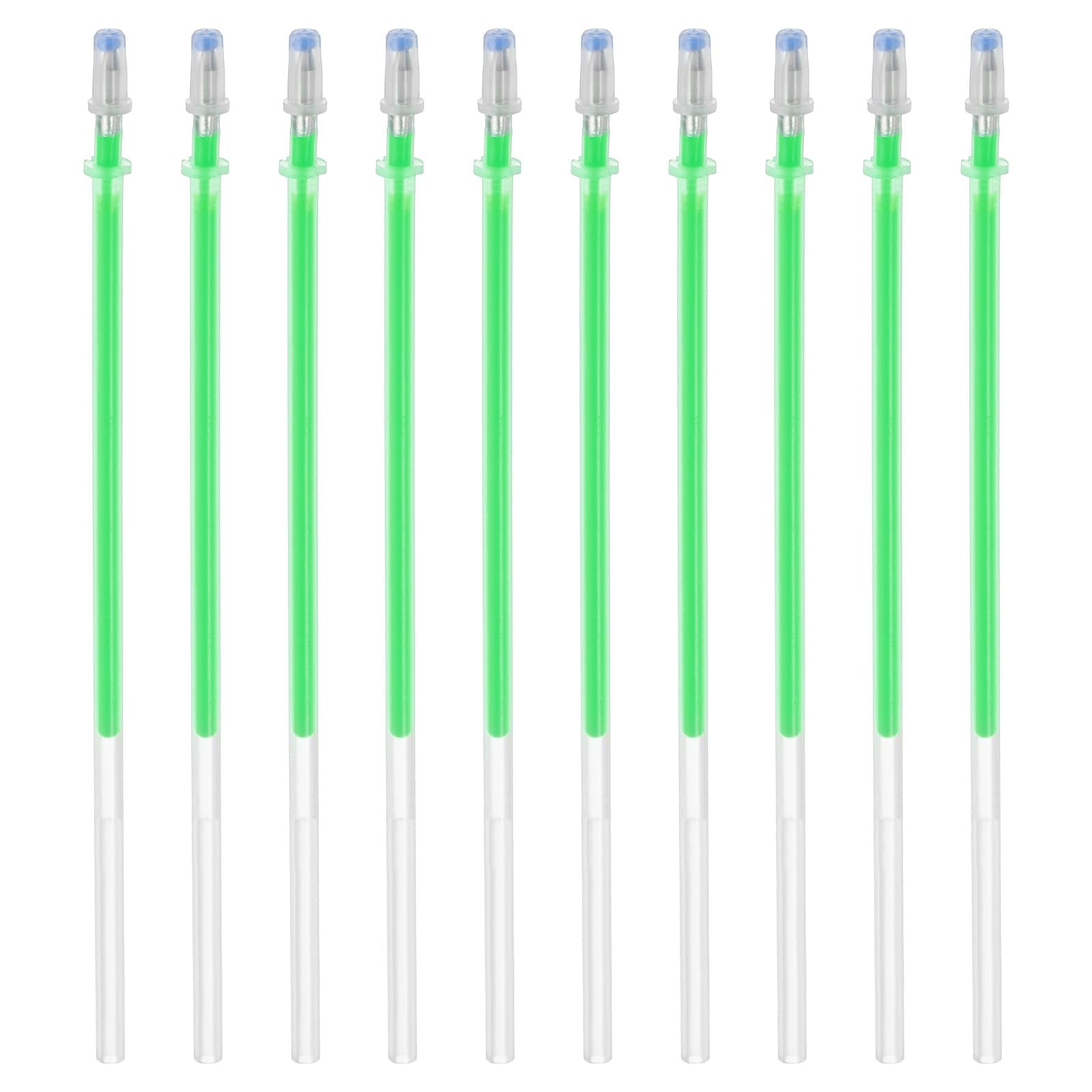 PATIKIL 1mm Gel Pens Refills, 24 Pack Fluorescence Metallic Ink Bold Point for Adults Coloring Books Scrapbooking Art Drawing Journaling, Green — image 1