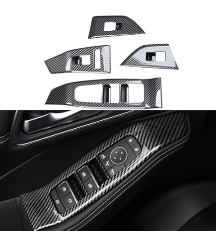 XITER Carbon Fiber Mirror Covers For Nissan Rogue 2014-2022 | ABS Covers With Turn Signal