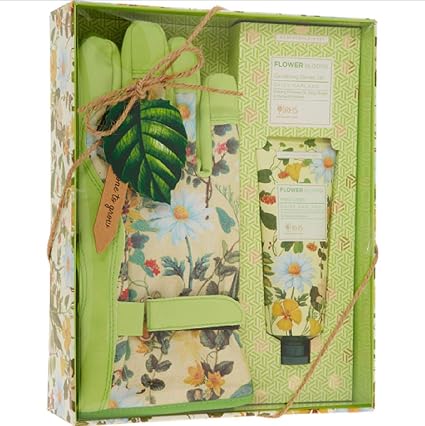 Rhs Gardening Gloves And Hand Cream 100ml Gift Set In Daisy Garland Design Amazon Co Uk Beauty