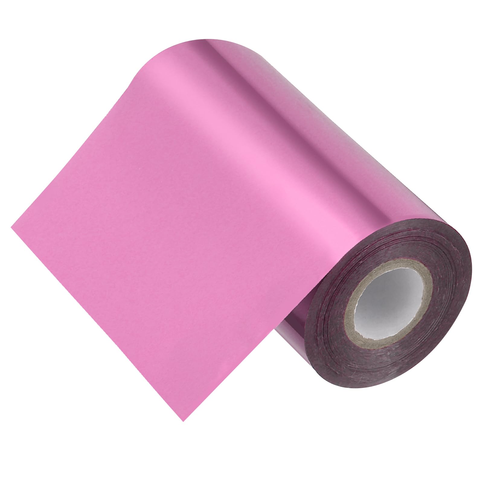 PATIKIL 5" x400Ft Hot Stamping Foil Paper, Heat Transfer Hot Stamping Paper Foil Roll for Leather DIY Logo Decor Craft Gift Package Scrapbook Card, Pink