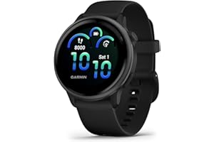 Garmin vívoactive® 6, Health and Fitness GPS Smartwatch, AMOLED Display, Up to 11 Days of Battery, Slate with Black Band4.5 out of 5 stars 659$299.99