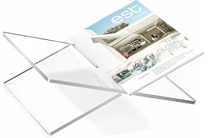 Neatsure Large Acrylic Book Stand, 12.5" x 9.5" x 5”, Quran Holder, Clear Open Bookstand for Display and Reading, Cookbook, Art Book, Bible, Magazine, Recipe, Home Kitchen Coffee Table Decor