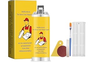 2026 Upgraded Tile Stone Crack Repair Kit, Quick-Drying Tile Repair Kit, for Ceramic Porcelain Granite Marble for Cracks, Col