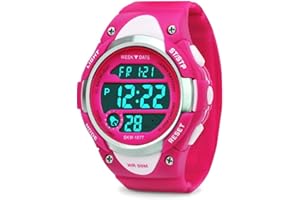 cofuo Boys Girls Sport Digital Watch, Kids Outdoor Waterproof Electronic Watches with LED Alarm Stopwatch
