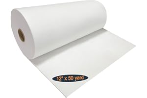 HimaPro Cut Away Embroidery Stabilizer Backing 2.5oz Medium Weight 12'' x 50 Yard Roll Cutaway Stabilizer for Machine Embroidery 100% Polyester