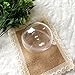 Yexpress 12pcs 80mm Clear Plastic Fillable Ball Ornament, DIY Plastic Ball, Bath Bomb Crafting Mold, Christmas Wedding Party Decor