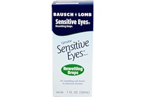 GAGACISO Bausch & Lomb Sensitive Eyes Rewetting Drops 1 oz (Pack of 8)