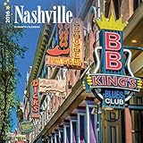 Nashville 2016 Square 12x12 Wall Calendar by BrownTrout (July 15,2015) by 