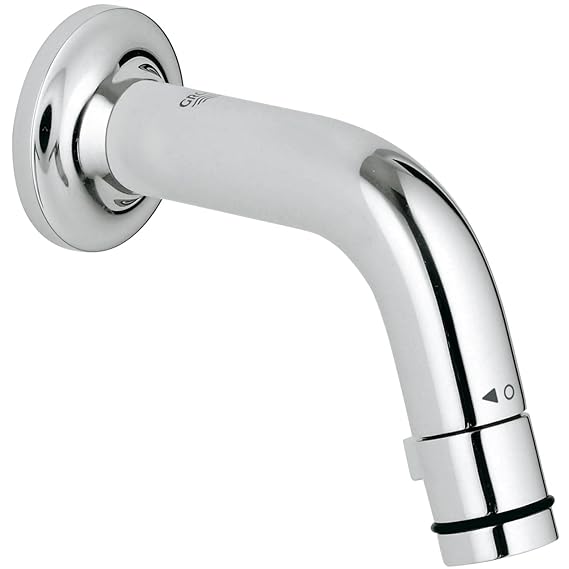 GROHE Universal Badarmaturen (Wandauslaufventil, für Kaltwasser, Ausladung 105mm) chrom, 20205000