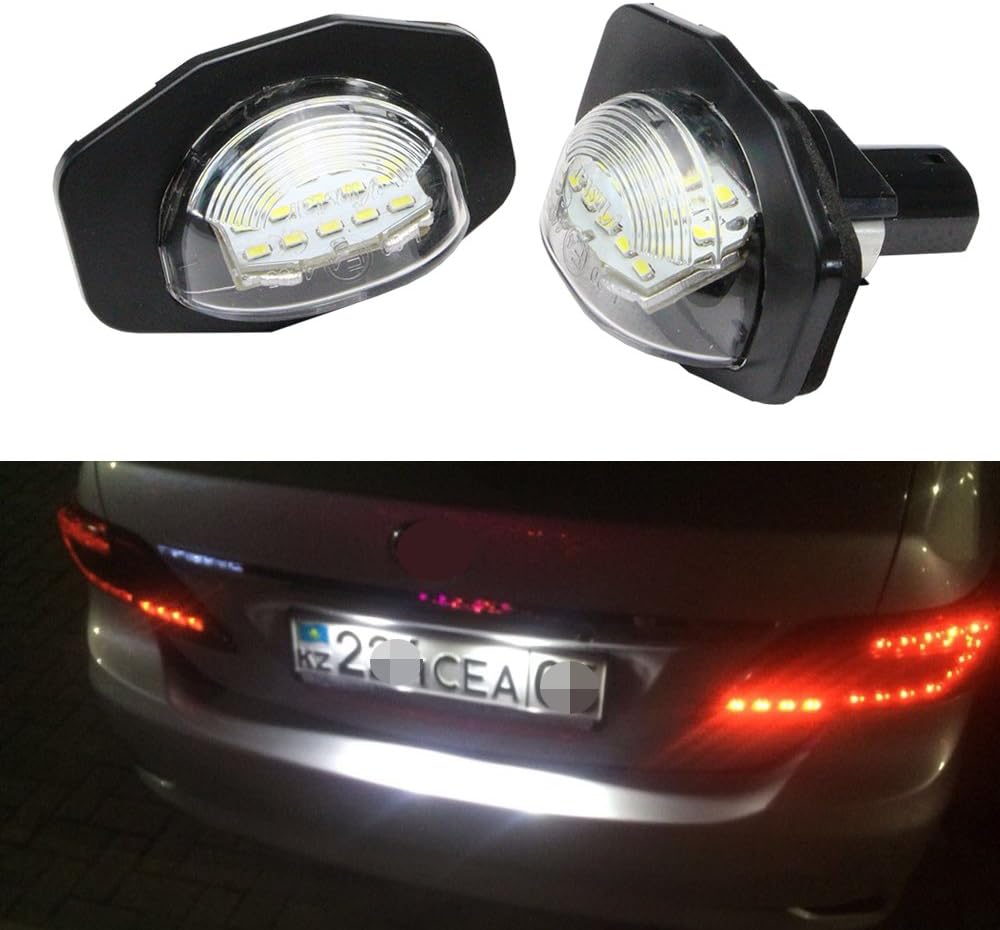 toyota auris number plate bulb replacement