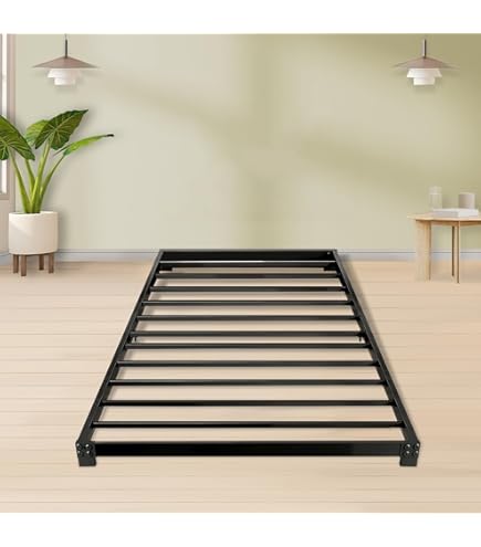 Amazon.com: YUSENHEEI 4 Inch Twin Bed Frames, Heavy Duty