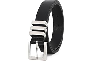 XZQTIVE Plus Size Women's Leather Belts for Jeans Pants Dress Fashion Ladies Waist Belt with Square Gold Buckle