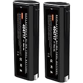 Upgraded 4000mAh 2Packs 6V Ni-MH Replacement Battery for Paslode 404717 Battery Compatible for Paslode B20544E BCPAS-404717 404400 900400 900420 900600 901000 902000 B20720 CF-325 IM200 F18 IM250