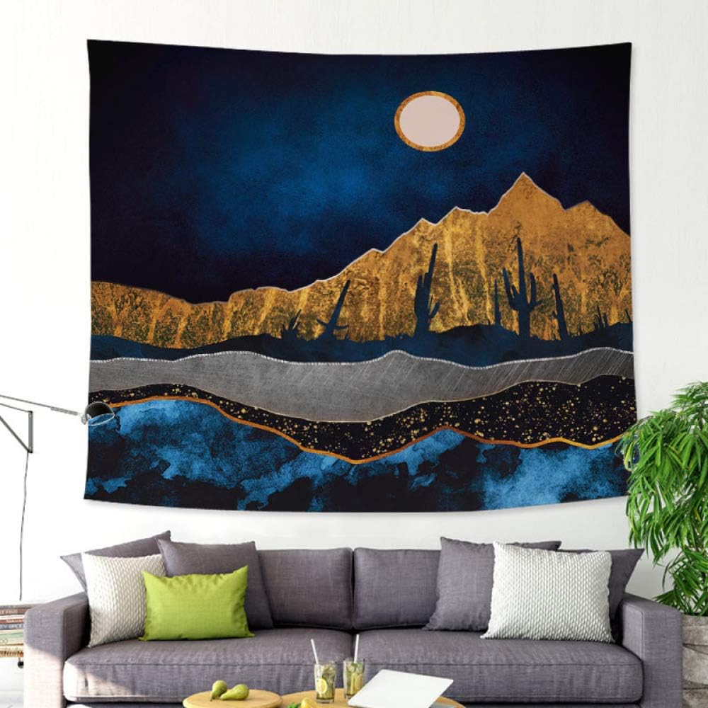 mmzki Landscape painting tapestry tapestry hanging cloth GT-CX007 229x150