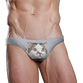 Swim Brief Bikini Cartoon Animal Beach Bikini for Men Swim Underwear Sports S-3XL