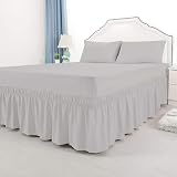 PHP Plain Dyed Deep Fitted Valance Sheet Poly Cotton 90x190 +25cm Single