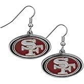 NFL Chrome Dangle Earrings