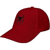 Ideeze Spider Pattern Red Vintage Baseball Cap Men Women Adjustable Sports Dad Hat
