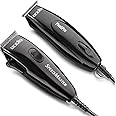 Andis 24075 Professional PivotPro and SpeedMaster Hair Clipper and Beard Trimmer PivotMotor Set, Black