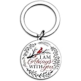 Cardinal Keychain Cardinal Gifts For Women Memorial Gifts for Loss Of Mom Sympathy Gift For Loss Of Loved One Remembrance Bereavement Present Grief Gift For Women I Am Always With You