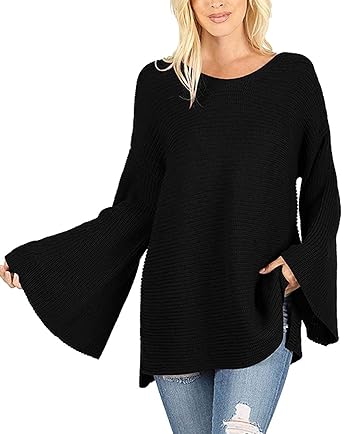 wide sleeve sweater