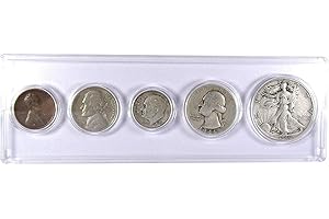 PROFILE COINS & COLLECTIBLES 1946 Year Set 5 Coins in Circulated or Better Condition Collectible Gift Set