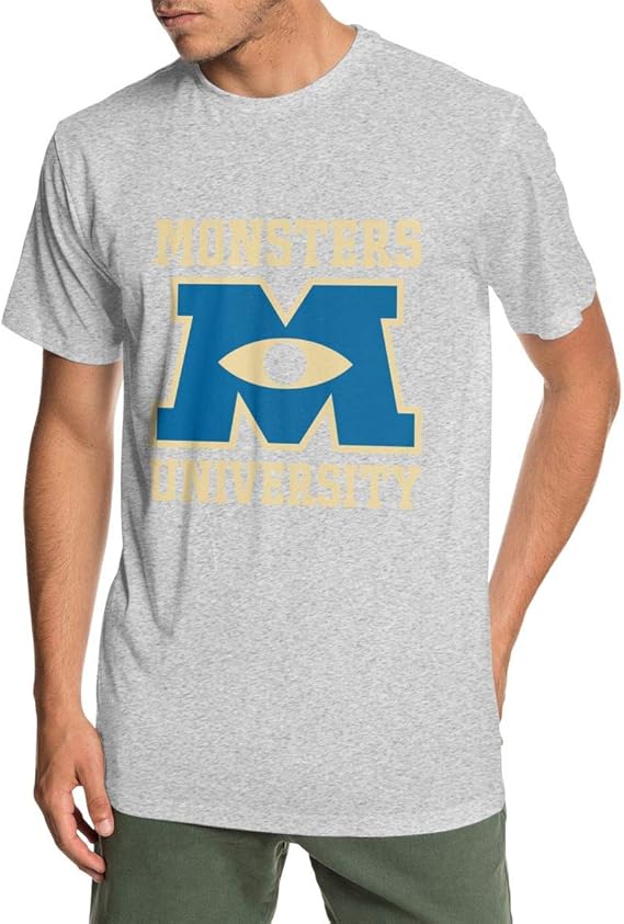 Amazon Co Jp Monsters University モンスターズ ユニバーシティ メンズ Tシャツ インナーシャツ メンズ 半袖 クルーネック Tシャツ 春 夏 秋 冬 シンプル オリジナル ファッション トップス 服 ファッション小物